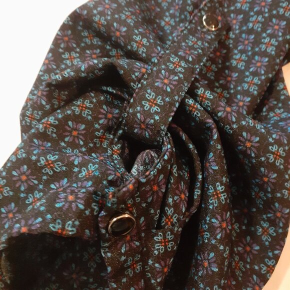 Daniel Rainn Blouse Purple and Blue Size Large - Picture 5 of 5